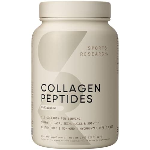 Sports Research Collagen Peptides 32 oz (Unflavored) supplement product image 1 of 5
