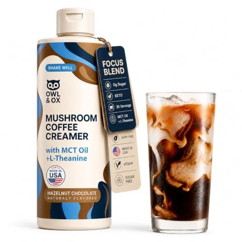 Owl & Ox Mushroom Coffee Creamer with MCT Oil supplement product image 1 of 5
