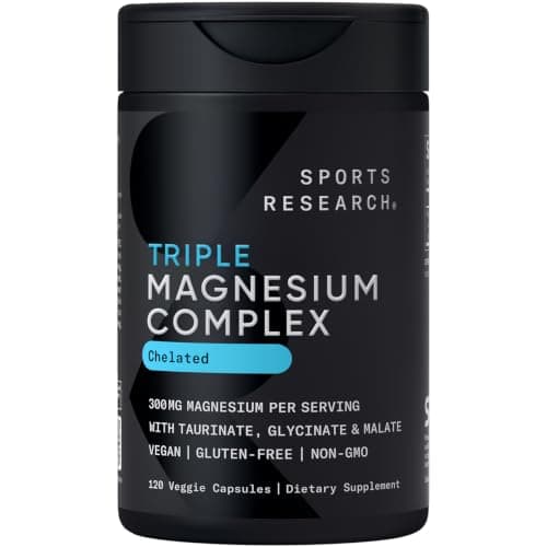 Sports Research Chelated Triple Magnesium Complex (Chelamax) supplement product image 1 of 5