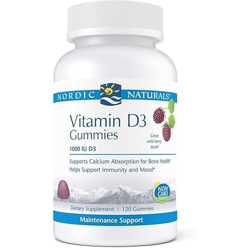 Nordic Naturals Pro Vitamin D3 Gummies, Wild Berry