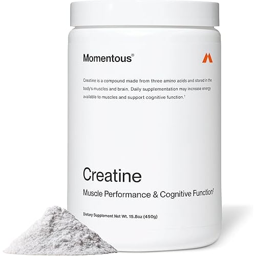 Momentous Creatine Monohydrate Powder - Creatine Powder - Supports Strength, Lean Muscle, & Recovery