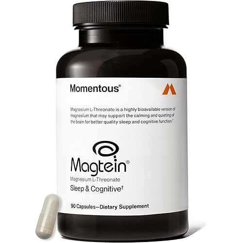 Momentous Magtein Magnesium L-Threonate - Brain & Rest Support Supplement - Boosts Cognitive Functio