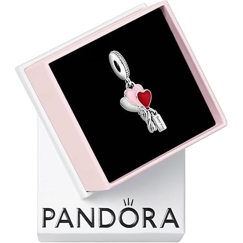 Thorne PANDORA Happy Bday Balloon Dangle Charm - Bracelet Charm for PANDORA Moments Bracelets - Gift