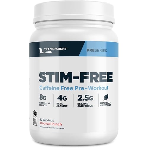 Transparent Labs Stim-Free Pre-Workout