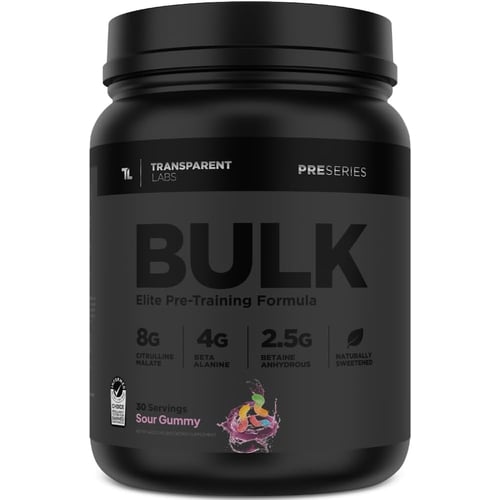 Transparent Labs Bulk Black Pre-Workout