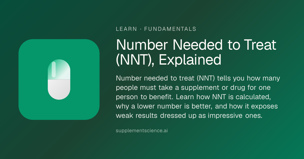 Number Needed to Treat (NNT), Explained