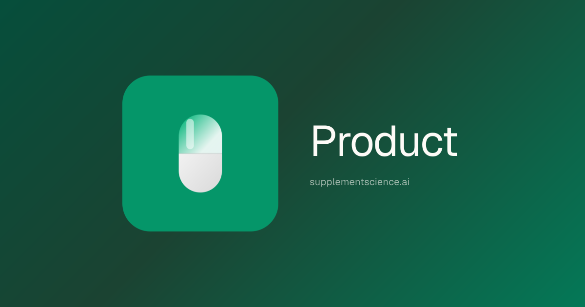 5-HTP - Supplement that Suppo… Review | SupplementScience.ai